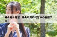 佛山竞价托管  佛山市资产托管中心有限公司