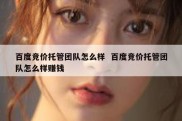 百度竞价托管团队怎么样  百度竞价托管团队怎么样赚钱