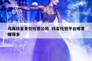 乌海抖音竞价托管公司  抖音托管平台哪里赚得多