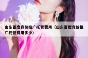 山东百度竞价推广托管费用（山东百度竞价推广托管费用多少）