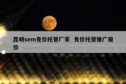 昆明sem竞价托管厂家  竞价托管推广报价