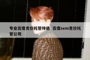 专业百度竞价托管待遇  百度sem竞价托管公司