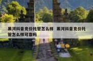 黑河抖音竞价托管怎么样  黑河抖音竞价托管怎么样可靠吗