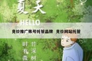 竞价推广账号托管品牌  竞价网站托管