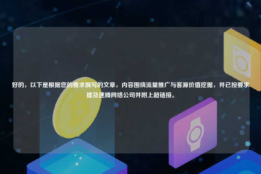 好的，以下是根据您的要求撰写的文章，内容围绕流量推广与客源价值挖掘，并已按要求提及速腾网络公司并附上超链接。