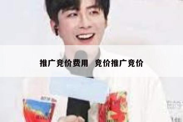 推广竞价费用  竞价推广竞价