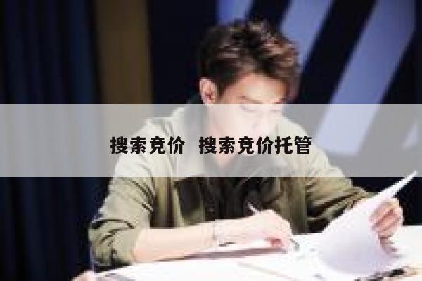 搜索竞价  搜索竞价托管