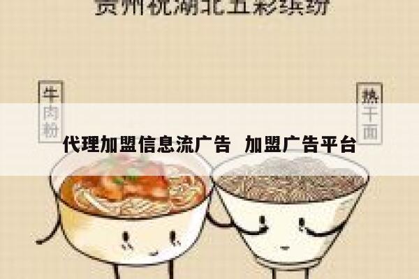 代理加盟信息流广告  加盟广告平台