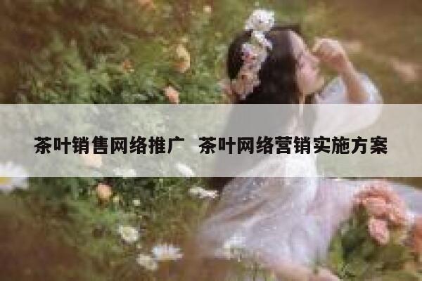 茶叶销售网络推广  茶叶网络营销实施方案