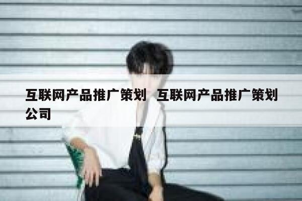 互联网产品推广策划  互联网产品推广策划公司
