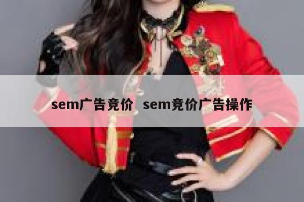 sem广告竞价  sem竞价广告操作