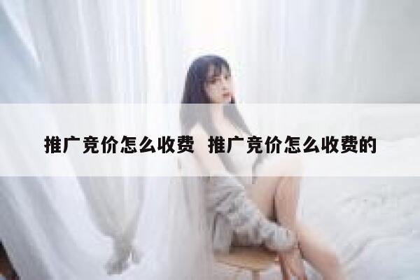 推广竞价怎么收费  推广竞价怎么收费的