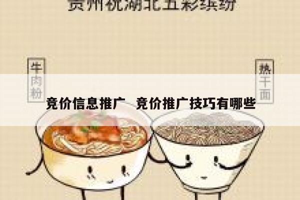 竞价信息推广  竞价推广技巧有哪些 第1张
