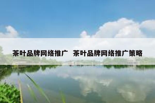 茶叶品牌网络推广  茶叶品牌网络推广策略