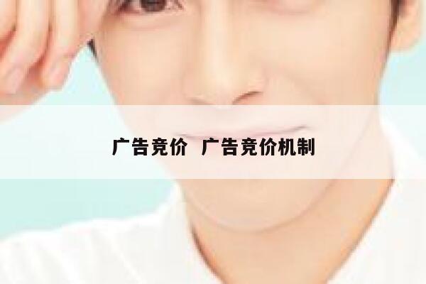 广告竞价  广告竞价机制