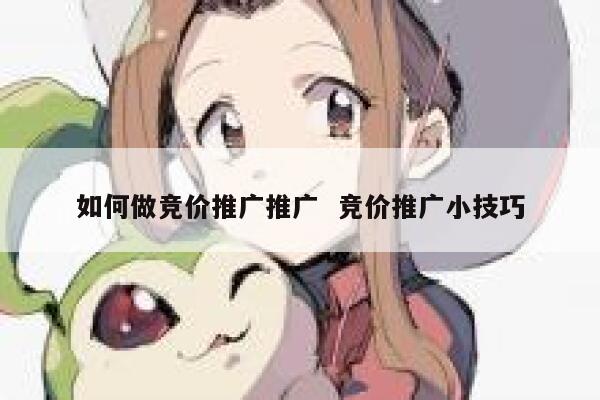 如何做竞价推广推广  竞价推广小技巧