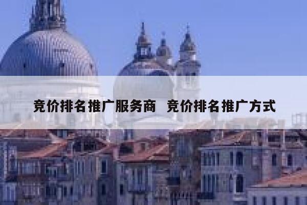 竞价排名推广服务商  竞价排名推广方式