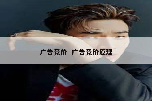 广告竞价  广告竞价原理