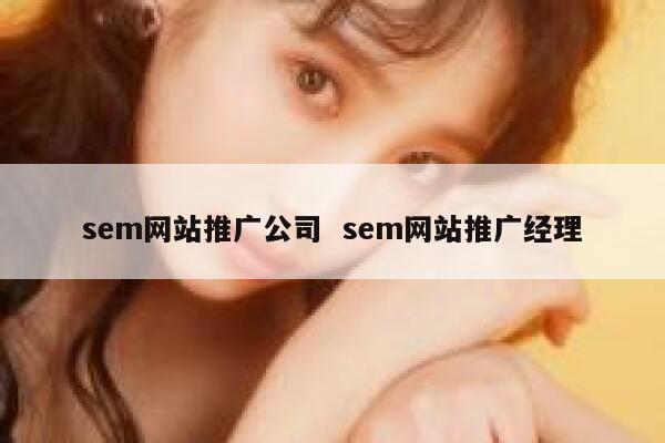 sem网站推广公司  sem网站推广经理