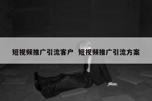 短视频推广引流客户  短视频推广引流方案