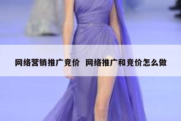 网络营销推广竞价  网络推广和竞价怎么做