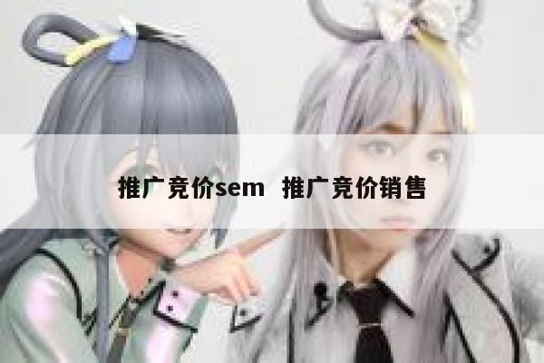 推广竞价sem  推广竞价销售