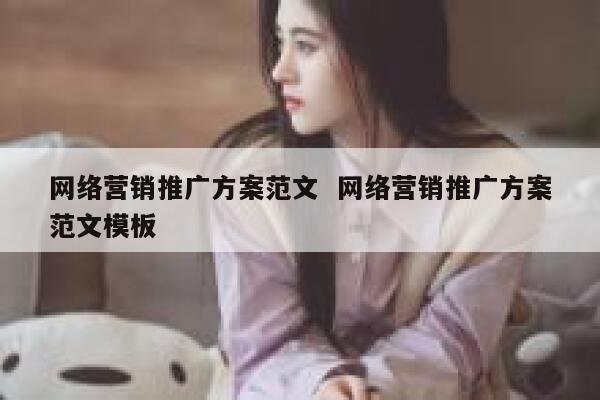 网络营销推广方案范文  网络营销推广方案范文模板 第1张