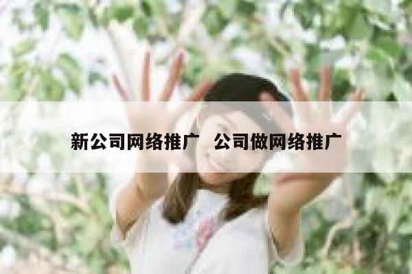 新公司网络推广  公司做网络推广