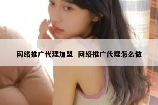 网络推广代理加盟  网络推广代理怎么做