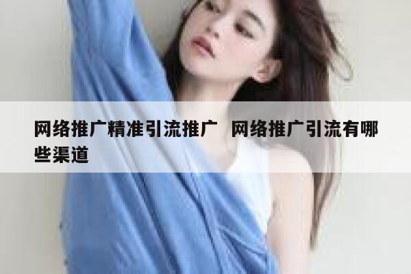 网络推广精准引流推广  网络推广引流有哪些渠道