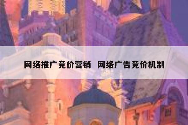 网络推广竞价营销  网络广告竞价机制