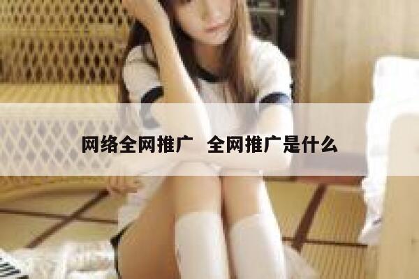 网络全网推广  全网推广是什么