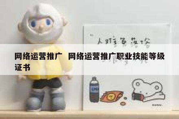 网络运营推广  网络运营推广职业技能等级证书