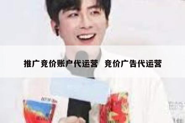 推广竞价账户代运营  竞价广告代运营