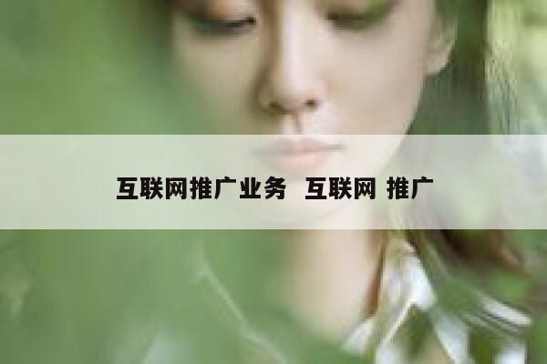 互联网推广业务  互联网 推广