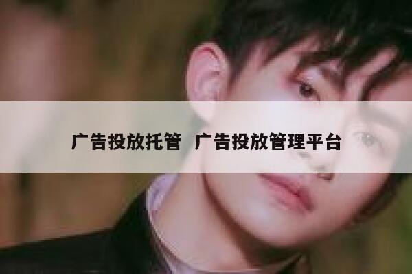 广告投放托管  广告投放管理平台