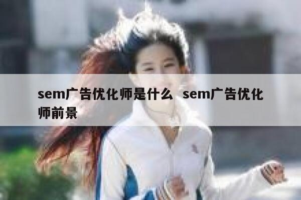 sem广告优化师是什么  sem广告优化师前景