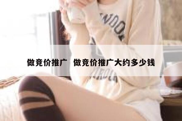 做竞价推广  做竞价推广大约多少钱