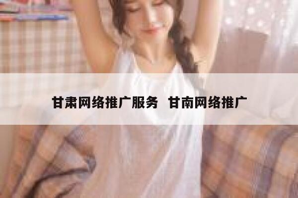甘肃网络推广服务  甘南网络推广