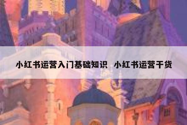 小红书运营入门基础知识  小红书运营干货
