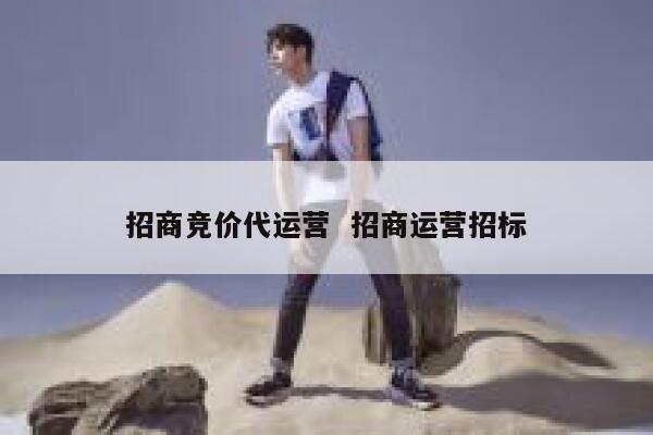 招商竞价代运营  招商运营招标