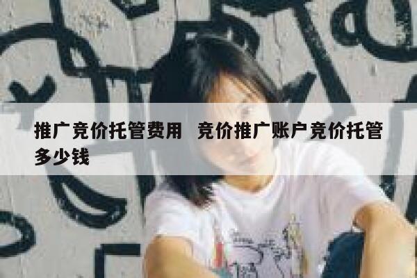 推广竞价托管费用  竞价推广账户竞价托管多少钱