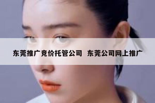 东莞推广竞价托管公司  东莞公司网上推广